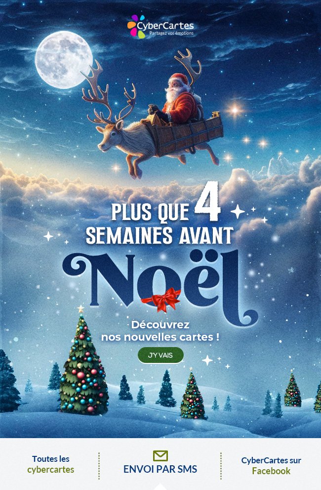 Campagne CyberCartes, compte à rebours de Noël