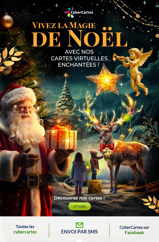 Campagne CyberCartes, la magie de Noël
