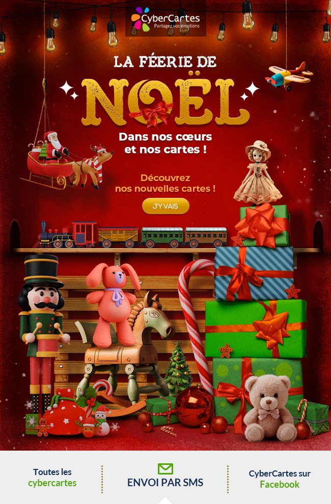 Campagne CyberCartes, féerie de Noël