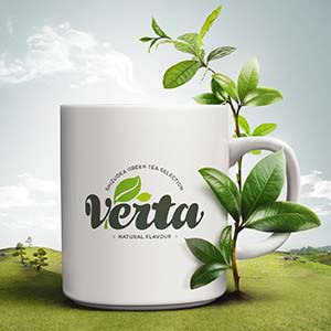 affiche verta thé vert